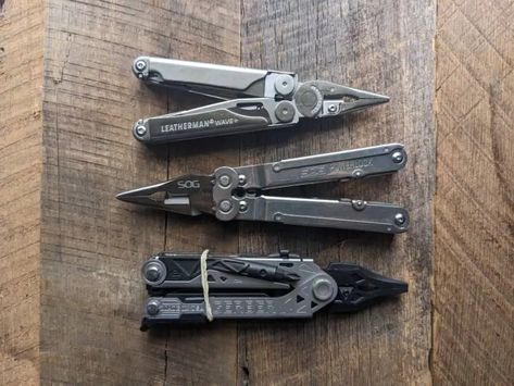 Leatherman Wave vs. SOG Powerlock vs. Gerber Center Drive | Which Full Sized Multitool Is Best For You? Leatherman Wave Plus, Leatherman Wave, Edc Tactical, Multi Tools, The Wave, Everyday Carry, Drive, Tools, Quick Saves