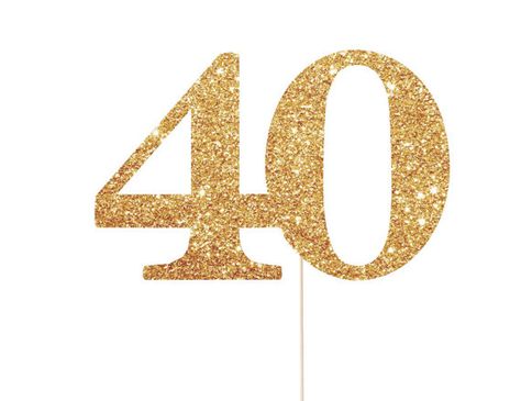 40 And Fabulous Party Decorations, 40th Birthday Topper, 40 And Fabulous Party, 40th Cake Topper, 40 Cake Topper, Cake Topper 40th Birthday, 40th Anniversary Decorations, 40th Birthday Decor, 40 Cake