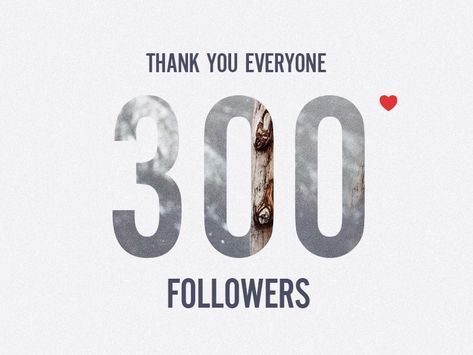 300 Followers | Thankyou Everyone <3 by Dhiraj S. Karki 300k Followers Instagram, 300 Followers Thank You, 100 Followers Instagram, Air Conditioning Logo, 300k Followers, Ig Layout, Blush Bedroom, Lashes Business, Ig Followers