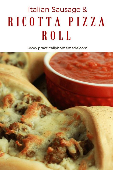 italian sausage recipes | italian sausage and ricotta recipes | italian sausage and ricotta cheese | pizza dough recipe | pizza roll ups | pizza roll recipe Sausage Recipes Italian, Ricotta Cheese Pizza, Recipes Italian Sausage, Sausage Ricotta, Pizza Roll Ups, Pizza Ring, Ricotta Pizza, Sausage Marinara, Pizza Roll Recipe