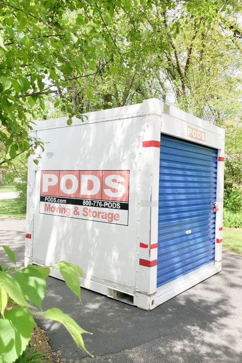 PODS container move from CO - learn tips to simplify moving on Hello Lovely. #pods #relocation #movingtips #movinghacks #movingcontainers Pods Moving, Moving Containers, Buy A Tiny House, Storage Pods, Shabby Chic Interior Design, Packing Supplies, Peaceful Home, Moving And Storage, Shabby Chic Interiors