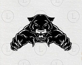 LukashopGoods on Etsy Panther Svg, Panther Tattoo, Cool Tattoo Drawings, Dope Tattoos, Animal Tattoos, Silhouette Projects, Printed Pillow, Black Panther, Black Tattoos