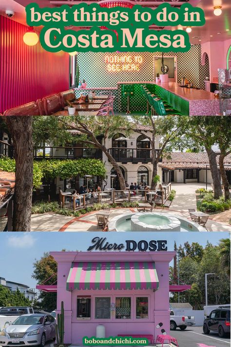 Fun Things to Do in Costa Mesa, California - Bobo and ChiChi Costa Mesa California Things To Do, Costa Mesa California, California Travel Guide, Place To Visit, New Place, North America Travel, Huntington Beach, California Travel, Photo Tips