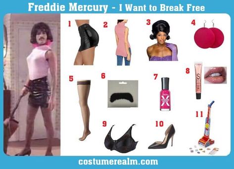 Halloween Costume Inspo: Channel Freddie Mercury's Iconic Look Freddy Mercury Costume Women, Freddie Mercury Costume Woman, Freddie Mercury Halloween Costume, Freddy Mercury Costumes, Freddie Mercury Costume, Freddie Mercury Tribute Concert, Scary Halloween Masks, Freddy Mercury, Diy Halloween Costume