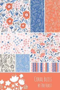 Pattern Design Inspiration Fabric Repeat Patterns, Trending Surface Pattern Design, Fabric Collection Textiles, Pattern Papers For Scrapbook, Floral Pattern Collection, Surface Pattern Portfolio, Surface Pattern Inspiration, Surface Pattern Design Sell Sheets, Surface Pattern Design Collections