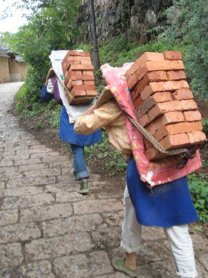 Carrying bricks Dude Where's My Car, Working People, Good Posture, Life Is Hard, Hard Working, Carry On, Quick Saves