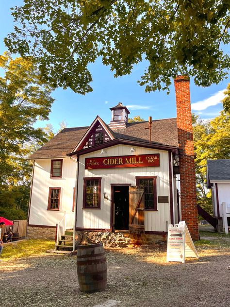 B.F. Clyde’s Cider Mill in Mystic, Connecticut is officially open for the 2023 season! Mystic Connecticut Aesthetic, Mystic Connecticut Fall, Connecticut Aesthetic, Cider Wine, Cozy Aesthetics, Fall In New England, Sustainable Farm, Mystic Connecticut, Fall Aesthetics