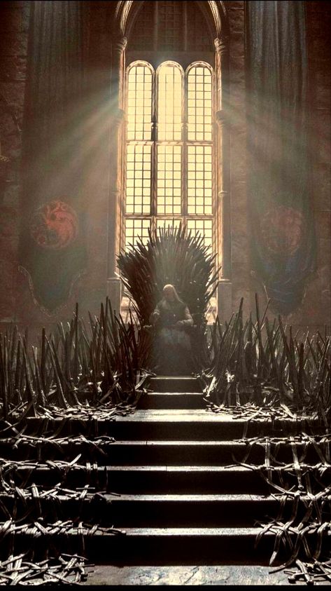 Iron Throne House Of The Dragon, Game Of Thrones Background, Game Of Thrones Cover, Game Of Thrones Iron Throne, Targaryen House, Cinematic Shots, The Iron Throne, Twenty One Pilots Aesthetic, Game Of Thrones Poster