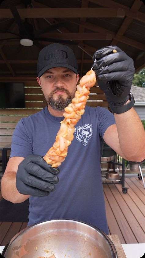 Maciej Zurawski | Another quick and delicious summer recipe, bang bang chicken skewers. I like to use boneless, skinless chicken thighs. Cut them up into... | Instagram Chicken Skewers Grilled, Bang Bang Chicken Skewers, Buffalo Ranch Chicken, Bang Bang Sauce, Bang Bang Chicken, Kabob Skewers, Skewers Grill, Summer Recipe, Boneless Skinless Chicken Thighs