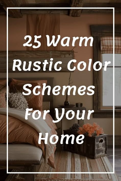 25 Warm Rustic Color Schemes For Your Home Acacia Haze Color Schemes, Rustic Room Colors, Rustic Paint Colors Schemes Living Room, Wall Colors That Go With Brown Furniture, Rustic Country Paint Colors, Tan Complimentary Colors, Desert Sand Color Palette, Rustic Bedroom Colors Paint, Rustic Walls Paint