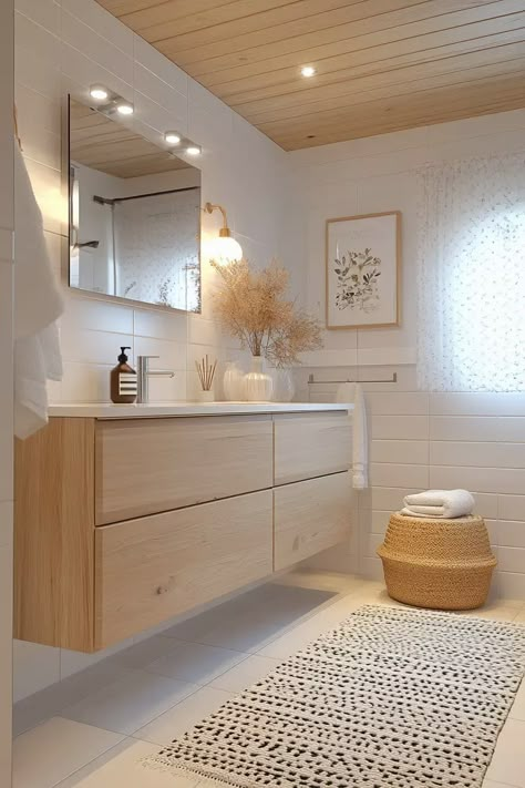 Scandi Bathroom Scandinavian Style, Nordic Bathroom Scandinavian Style, Scandinavian Style Bathroom, Bathroom Scandinavian Style, Scandinavian Bathroom Decor, Scandinavian Bathroom Ideas, Nordic Bathroom, Scandi Bathroom, Scandinavian Bathroom Design