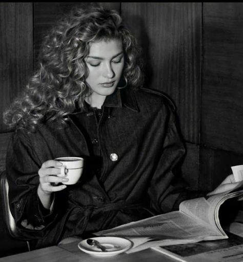 Old Money, A Book, Curly Hair, A Woman, Money, Coffee, Hair