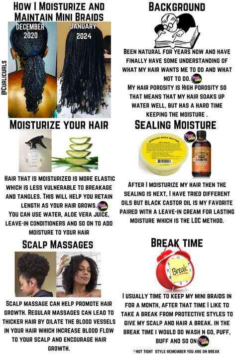 4c Natural Hair Maintenance, Braid Maintenance Tips, Braids Care Tips, Braids Maintenance, Hair Growth Methods, Hair Journey Tips, Mini Braids, Healthy Curly Hair, Natural Hair Care Routine