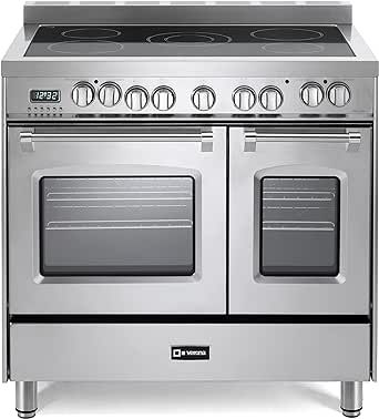 Double Oven Electric Range, Double Oven Range, Freestanding Range, Induction Range, Stainless Steel Oven, Glass Cooktop, Conventional Oven, Electric Cooktop, Oven Range