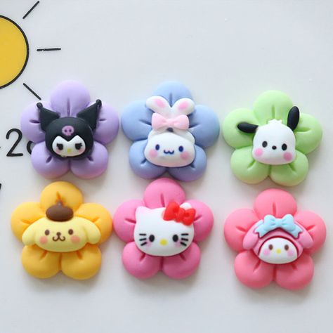 Sanrio charms – NINI_LOVELY ACC. Foam Keychain Diy, Sanrio Polymer Clay Charms, Sanrio Clay Keychain, Foam Clay Keychain, Cute Foam Clay Ideas, Clay Foam Ideas, Sanrio Clay Ideas, Clay Crafts Keychain, Sanrio Clay Art