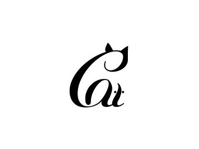 Cat by Peter Vasvari Silhouette Chat, Cats Logo, Typographie Logo, Cat Logo, Here Kitty Kitty, Kitty Kitty, Cat Tattoo, Cat Drawing, 로고 디자인