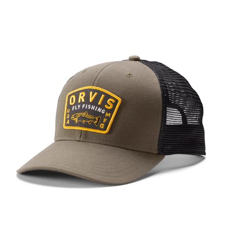 Orvis Upstream Fly-Fishing Trucker Cap | Orvis Orvis Fly Fishing, Senior Project, Belts For Men, Fly Shop, Fish Man, Fishing Hat, Fly Rods, Snap Backs, Retro Look