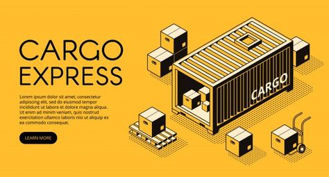 Logistics Illustration, Logistics Design, Halftone Background, Line Diagram, Parcel Box, Cargo Container, Logistics Management, Isometric Art, Concept Diagram