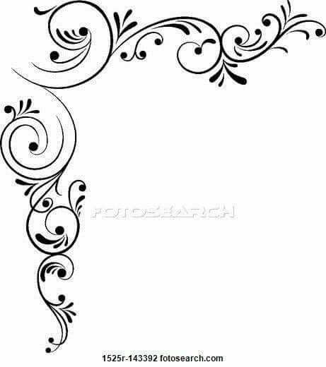 . Paper Corner Designs, Frame Pattern, Art Scrapbook, Desain Quilling, Page Borders Design, Simple Abstract, Flower Vector, Flower Drawing Design, Social Thinking