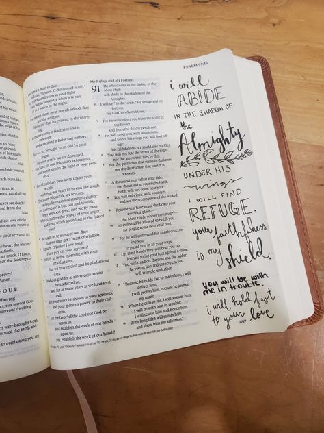 Psalms 91 Bible Journaling, Psalm 91 Bible Journaling, Joel Bible Journaling, Psalm 20, Beautiful Word, Journal Bible, Bible Ideas, Bible Stuff, Bible Notes