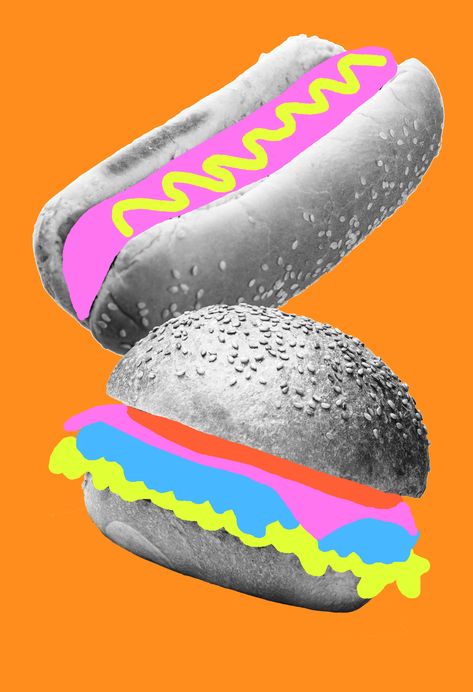 Pop Art Aesthetic, Food Collage, Tyler Spangler, Logos Retro, Weekly Inspiration, Vibes Wallpaper, Food Graphic Design, Aesthetic Vibes, Wallpaper Art