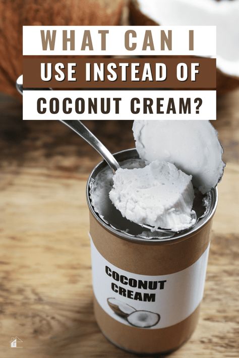 Learn how to substitute coconut cream in your recipes and what each substitution has to offer. via @mystayathome Diy Coconut Cream, Coconut Milk Substitute, Sour Cream Substitute, Condensed Coconut Milk, Diy Coconut, Cream Room, Making Whipped Cream, Cashew Milk, Coconut Whipped Cream