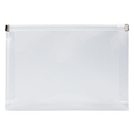 JAM Paper Clear Plastic Poly Envelopes with Zipper Closures are 5.25 x 8 inches in size and come in packs of 12. Each envelope has a plastic zipper closure with metal ends. These zippers allow for quick and easy opening and closing. Their sturdy yet slightly pliable plastic material protects your small papers from damages that can come along with being stored or transported. Use them to store cards, receipts, coupons, mementos and more. Their clear quality makes them fit in with any home or offi Jam Paper, Technology Accessories, Plastic Envelopes, Envelope Sizes, Michael Store, Paper Envelopes, Joanns Fabric And Crafts, Clear Plastic, Plastic Material