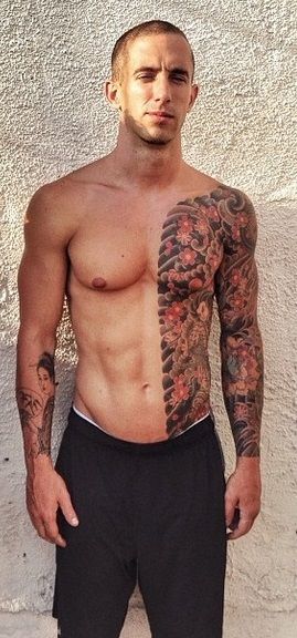 Half Body Tattoo. Half Body Tattoo Men, Body Suit Tattoo Men, Half Body Tattoo, Tattooed Guys, Diy Updo, Body Tattoo, Body Suit Tattoo, Half Body, Body Tattoos