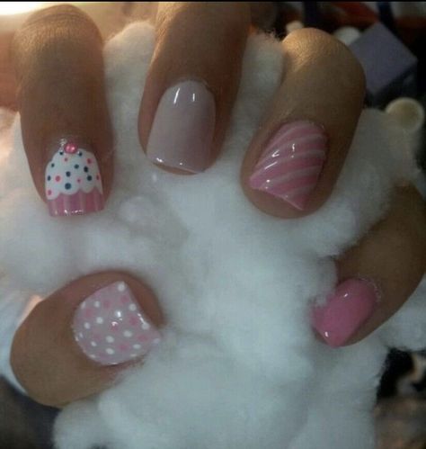 Under Your Spell, Girly Acrylic Nails, Pretty Gel Nails, Really Cute Nails, Nails For Kids, Soft Nails, Kawaii Nails, Dream Nails, Fire Nails