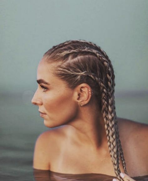 Scalp Braids For White Women, Corn Rows White Women, Vacation Braids For White Women, Summer Braids For White Women, Cornrows Braids White, Braids For White Women, Corn Row Braids, Corn Braids, Mermaid Braids