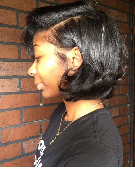 Love the length on this silk press and bob by #dmvstylist @original_negro ✂️ Looks so healthy ❤️ #voiceofhair Neck Length Hair, Future Hairstyles, Pressed Natural Hair, Silk Press Natural Hair, Twisted Hair, A Bob, Have Inspiration, Silk Press, Body Wave Hair