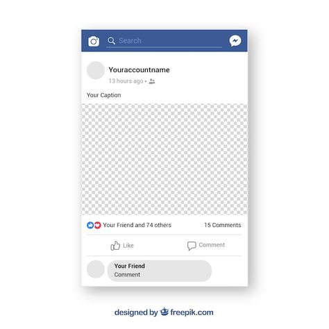 Facebook mobile post with flat design | Free Vector #Freepik #freevector #design #technology #facebook #phone Facebook Mockup, Publication Facebook, Cat Logo Design, Phone Template, Valentinstag Party, Facebook Cover Photo, Banner Web, Facebook Templates, Facebook Post Template