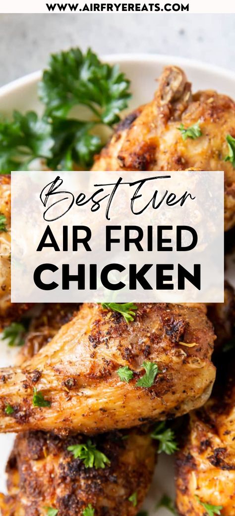 Air Fryer Chicken Pieces Recipes, Chicken Pieces In Air Fryer, Air Fryer Chicken Pieces, Air Fry Chicken Recipes, Air Fryer Easy Recipes, Chicken Pieces Recipes, Fried Chicken Pieces, Chicken Fillet Recipes, Air Fryer Easy