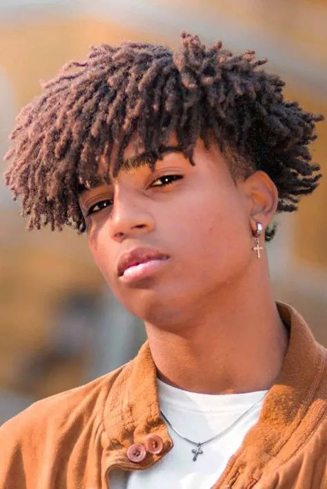 Long Twists, Men Twist, Short Dread Styles, Black Boy Hairstyles, Hairstyles Twist, Mens Twists Hairstyles, Long Twist, Black Haircut, Blonde Man