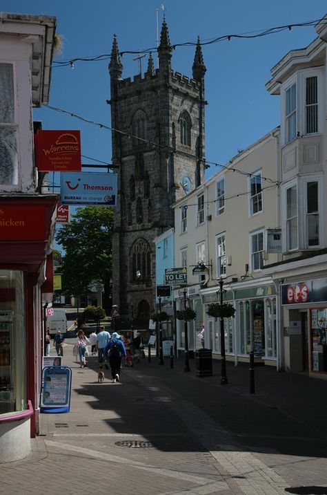 St Austell Cornwall, Street Images, Old Market, Decomposed Granite, Street Image, China Clay, Big Town, Isles Of Scilly, History Photos