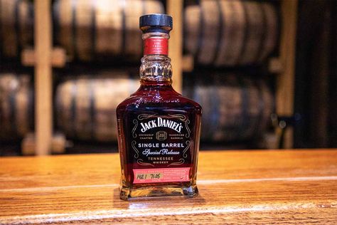 Review: The New Jack Daniel’s Release Comes With a Warning - InsideHook Jack Daniels Single Barrel, Jack Daniels Bottle, Best Bourbon, Jack Daniels Distillery, Whiskey Distillery, Whiskey Brands, Bourbon Drinks, Bottle Collection, Good Whiskey