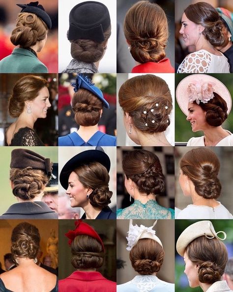 British Royal Family Blog on Instagram: “I love love love her bun styles! 😍 #katemiddleton #katemiddletonhair #hairstyle #duchessofcambridge #queenelizabethII #royals #royal…” Royal Hairstyles, Royal Hair, Herzogin Von Cambridge, Kate Middleton Hair, Princess Kate Middleton, Kate Middleton Style, Princesa Diana, Duchess Catherine, Duchess Kate