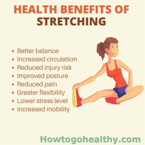 Health Benefits of Stretching Stretching Benefits, Benefits Of Working Out, Simple Stretches, Benefits Of Stretching, Banana Health Benefits, Walking For Health, Benefits Of Mindfulness, Holistic Diet, Workout For Flat Stomach