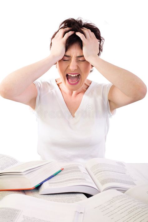 Crazy. Frustrated student went crazy because of studing, could be used for busin , #Affiliate, #student, #Frustrated, #Crazy, #crazy, #concept #ad Frustrated Student, Business Concept, Social Media Business, Going Crazy, Photo Image, Slip Dress, Stock Images, Notebook, Social Media