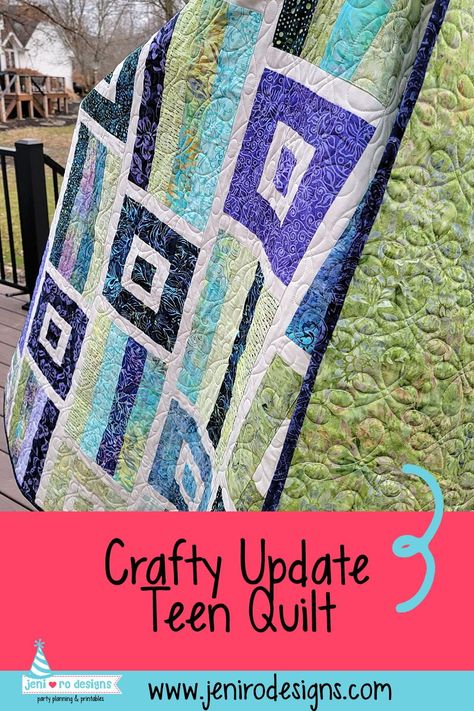 Colorful and modern quilt for an amazing teen! Party Planning Printable, Teen Quilts, For My Bestie, Heart Warrior, Cluck Cluck Sew, Heart Defect, Printable Party Decorations, Batik Quilts, Kids Party Games