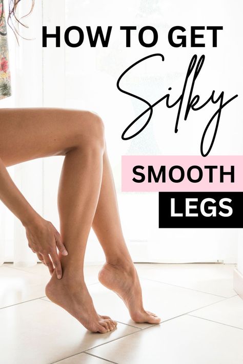 Your legs will be SOO silky smooth and soft because of these! You NEED to try! Smooth Shaving Tips, Soft Legs Tips, Flawless Legs Skin, Smooth Legs Shave Routine, How To Properly Shave Your Legs Tips, Soft Legs Routine, Shave Legs Tips Smooth Skin, Leg Care Routine, Shaving Legs Routine