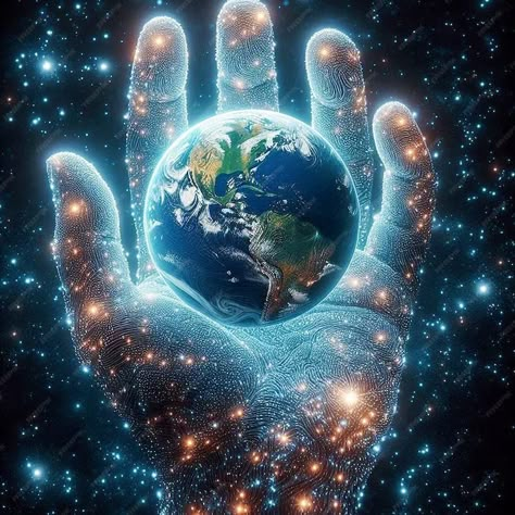 World In Hands, Prophetic Painting, Galaxy Solar System, World Explorer, Anatomy Study, Black Artwork, Prayer Book, Spiritual Life, Spiritual Art