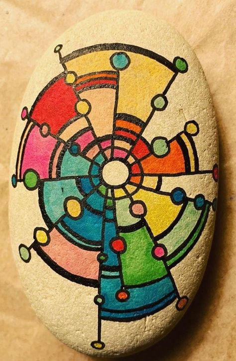 Diy Rock Art, Mandala Rock Art, Stone Art Painting, Painted Rocks Craft, Painted Rocks Diy, Rock Painting Ideas Easy, Rock Painting Patterns, Dot Art Painting, Rock Painting Designs