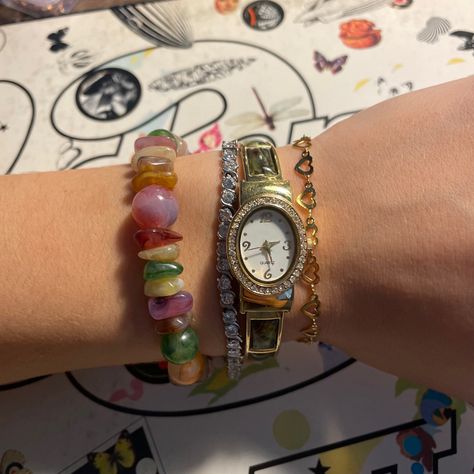 @batcountryjewelry on insta #jewelry #bracelet #wrist #watch #vintage Bracelet Wrist, Watch Vintage, Jewelry Bracelet, Wrist Watch, That Look, Bracelet, Clothes