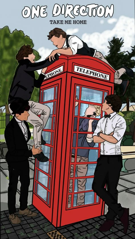 One Direction Art Wallpaper, Music Poster Drawing, One Direction Poster, One Direction Aesthetic, One Direction Logo, One Direction Fotos, One Direction Fan Art, One Direction Collage, One Direction Cartoons