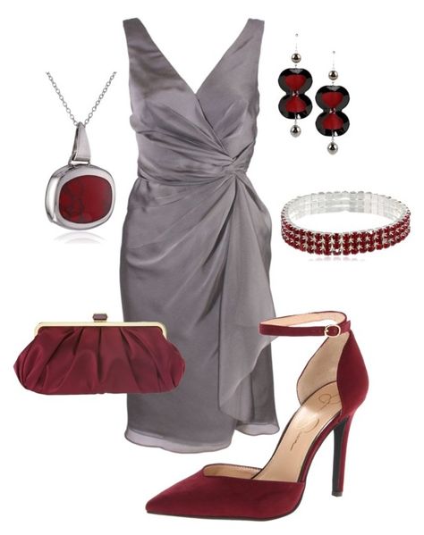 "Silver wrap dress (mother of the bride) #765" by highheelsandhotflashes ❤ liked on Polyvore featuring Matthew Eager, Nine West, Jessica Simpson, Jozica and 1928 Silver Dress Clutch, Dark Grey Dress Outfit, Grey Dress Outfit, Dress Mother Of The Bride, Mob Dresses, Brides Wedding Dress, Holiday Party Dresses, Groom Outfit, Mothers Dresses