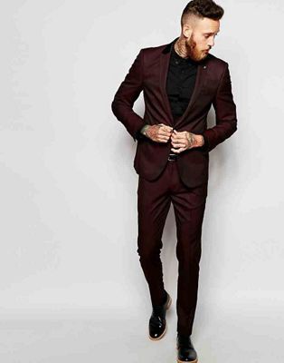 Slim Suit Pants, Western Outfits Men, Burgundy Suit, Slim Suit, Hipster Man, Prom Suits, Men’s Suits, Groom Suit, Wedding Suits Men