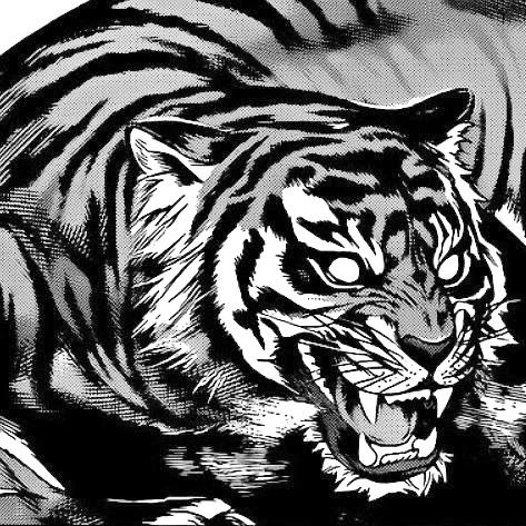 Samurai Animal Art, Tiger Growling Drawing, Tiger Pfp Aesthetic, Tiger Pfp, Tiger Icon, Dark Tiger, Cyberpunk Samurai, Tiger Drawing, Japanese Art Styles