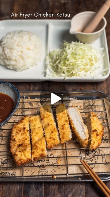 sonia wong on Instagram: "air fryer chicken katsu is @foodnetworkca if you’re looking for a slightly easier way to make dinner (aren’t we all) 

3 WAYS TO FIND AIR FRYER CHICKEN KATSU RECIPE ON FOODNETWORK.CA:

》type “air fryer chicken katsu Foodnetwork Canada” in your search browser

OR

》click link in my bio ⇢ then choose “published at Food Network Canada” to get to my page of recipes

OR

》my story highlight “Food Network”

🔗
https://www.foodnetwork.ca/recipe/air-fryer-chicken-katsu/
.
.
.
.
.
.
.
.
.
.

#katsu #chickenkatsu #airfryer #airfryerrecipes #chickenrecipes#japanesefood #asianfood #japaneserecioes #familyfriendly #easyrecipes #fnceats #foodvideo #recipereel #videotutorial #recipevideo #cookingvideo #satisfying #comfortfood" Air Fryer Chicken Katsu, Highlight Food, Chicken Katsu Recipe, Chicken Katsu Recipes, Chicken Katsu, Food Network Canada, Air Fryer Chicken, Cooking Videos, Food Network