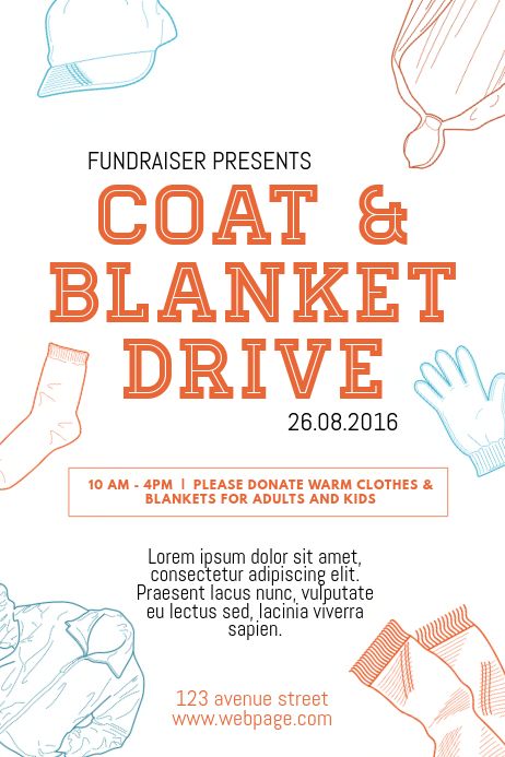 Copy of Coat and Blanket drive flyer template | PosterMyWall Coat And Blanket Drive, Clothing Drive Ideas, Coat Drive Flyer, Donation Drive Poster, Clothing Drive Flyer, Brewery Decor, Coat Drive, Office Things, Drive Poster